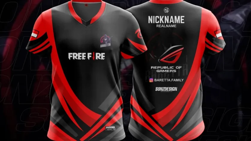 cetak kaos custom untuk klub e-sport