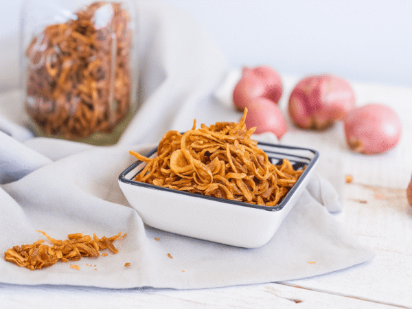 cara produksi bawang merah goreng