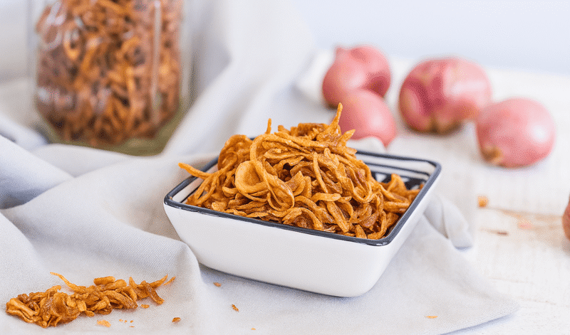 cara produksi bawang merah goreng