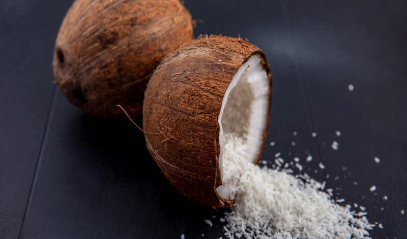 keruk kelapa pakai mesin